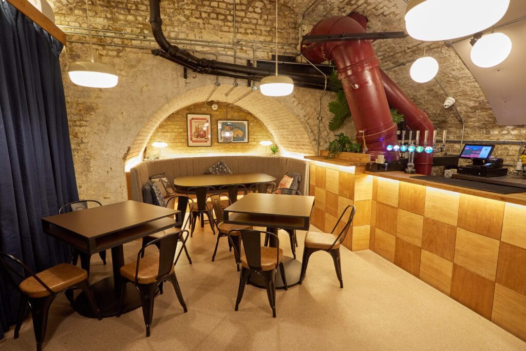 Loft Seating at Greenbrand / Waterloo and Hackney Restaurants